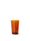 70's Glassware Tea Glass in Amber Brown from HK Living