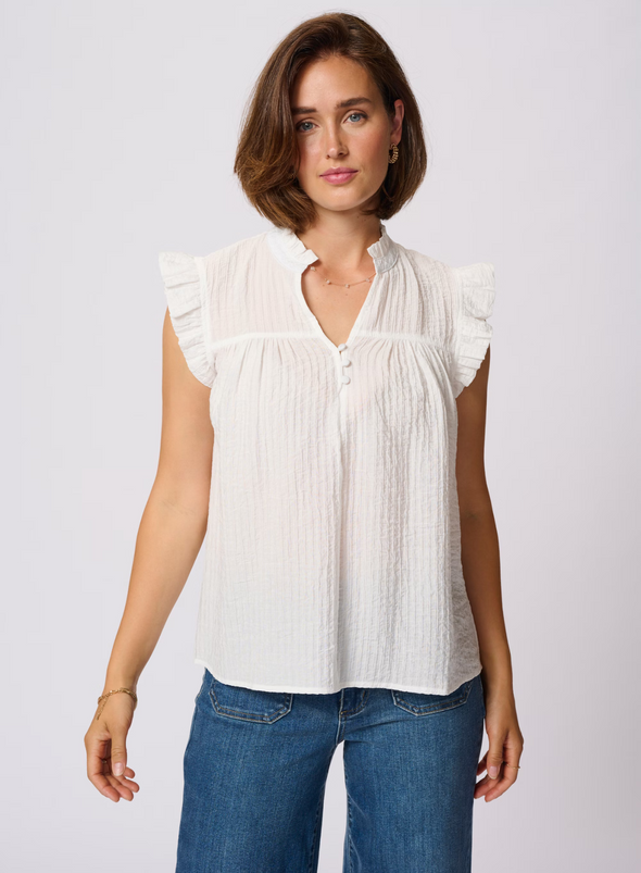 Liany Via Blouse in Chalk from Kaffe