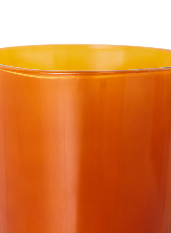 70's Glassware Tea Glass in Amber Brown from HK Living