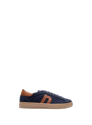 Wool Sneaker with 'n' in 134 Navy from Nice Things