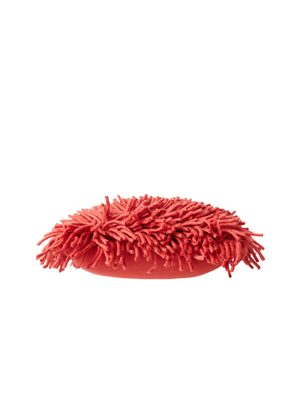 Rugged Woolen Cushion in Cherry Red 50x50cm from HK Living