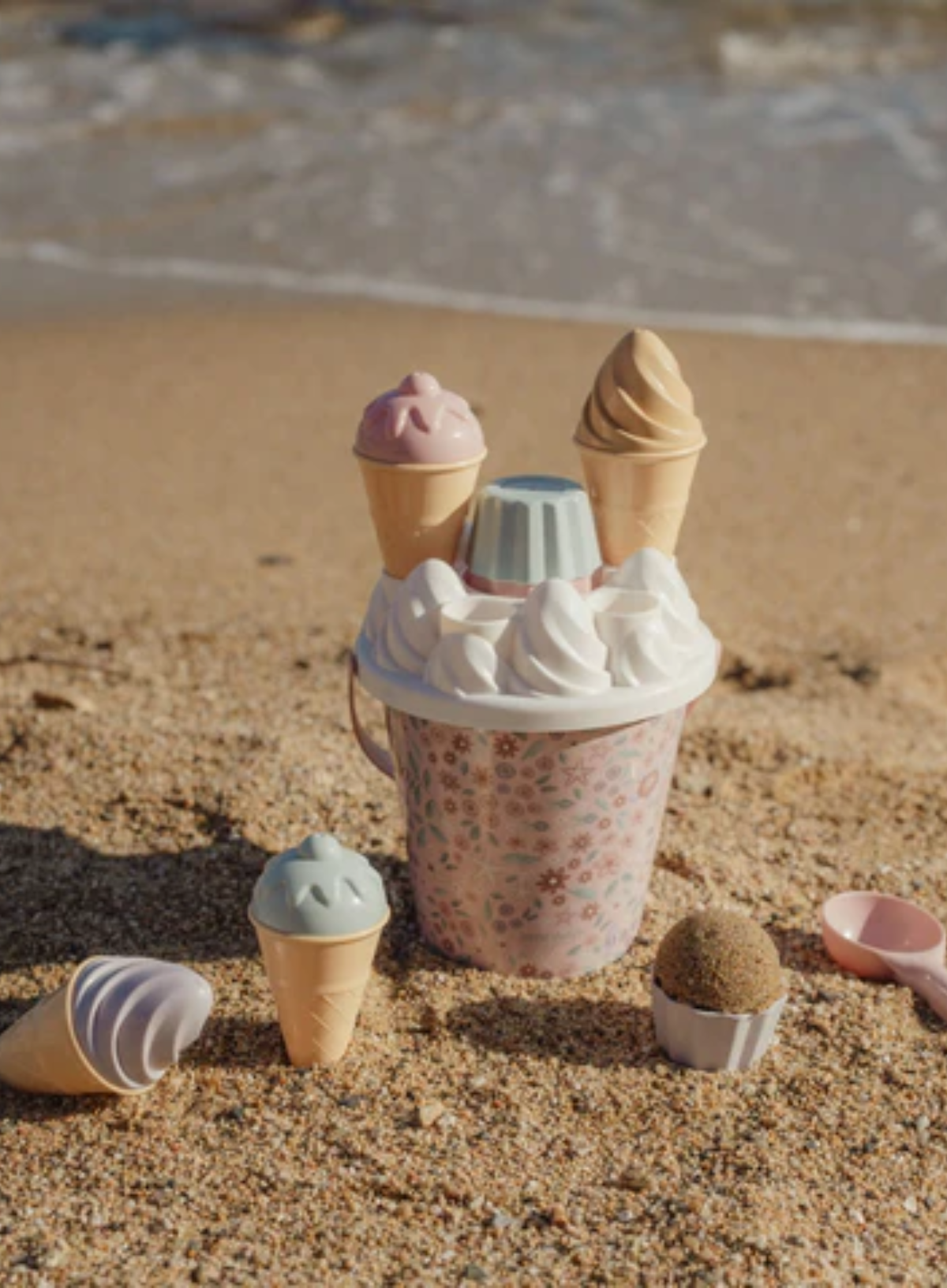 Little Dutch Dreamy Mermaid Icecream Bucket Set 14pcs in Pink