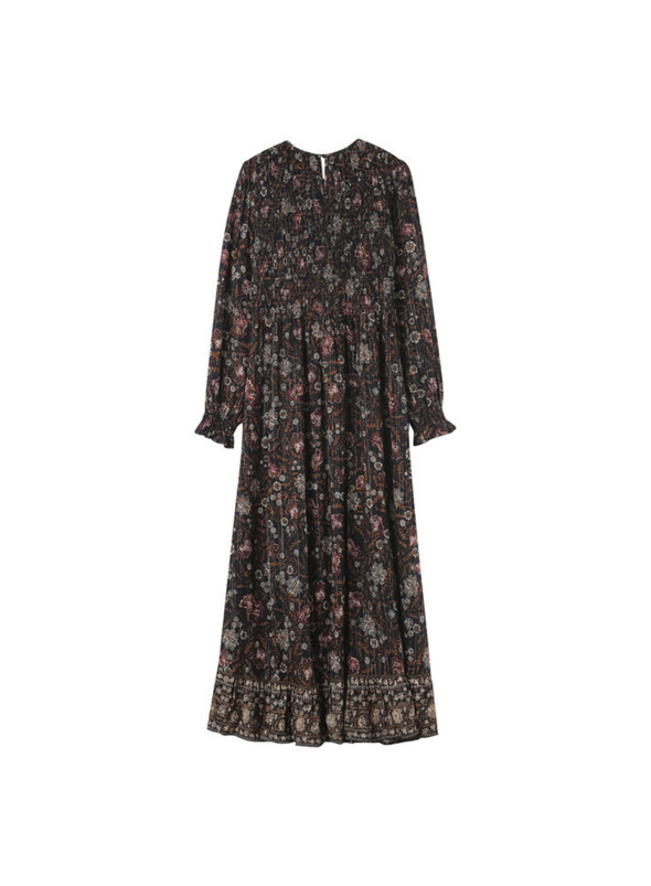 Nova Midi Dress in Noir from Grace & Mila
