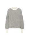 Ellery Knit Pullover in Deep Black/Turtle from Kaffe