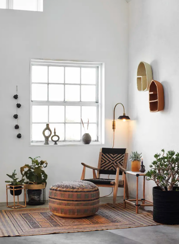 Black Hanging Terracotta Vases from Madam Stoltz