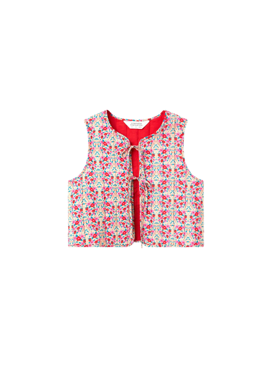 Vest in Pink Flowers from Compañia Fantastica