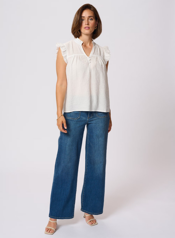 Liany Via Blouse in Chalk from Kaffe