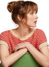 Boatneck Top Tide in Fire Red from King Louie