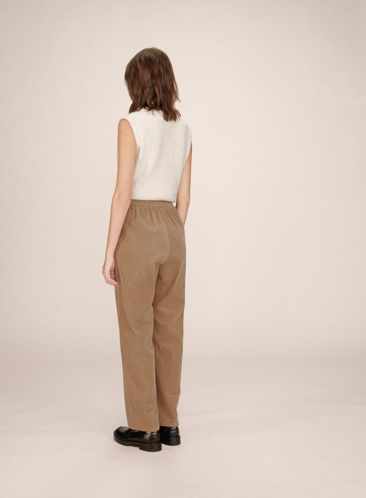 Liberty Trousers in Greige from Grace & Mila