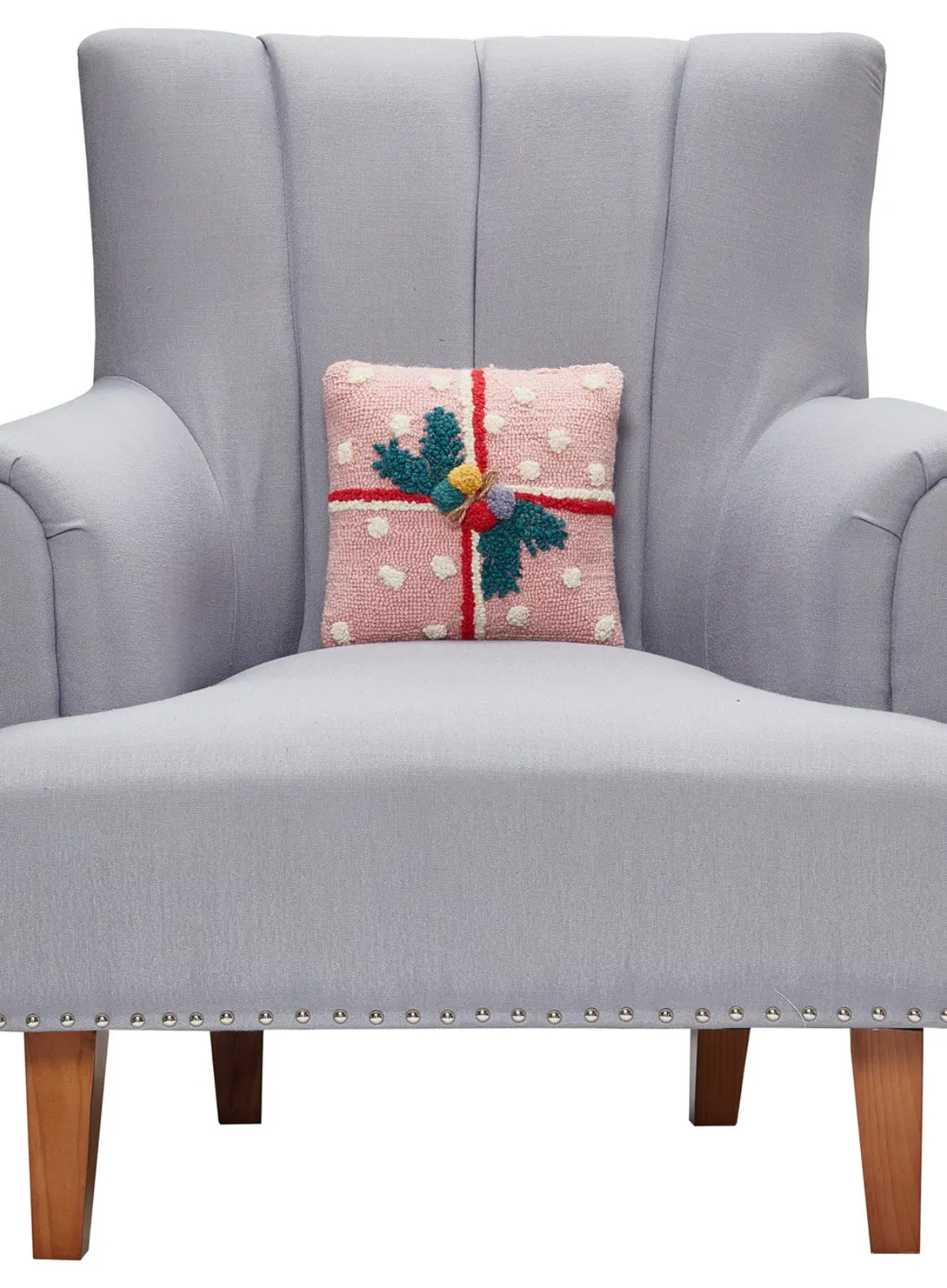 Pink Present Hook Cushion from Peking Handicraft