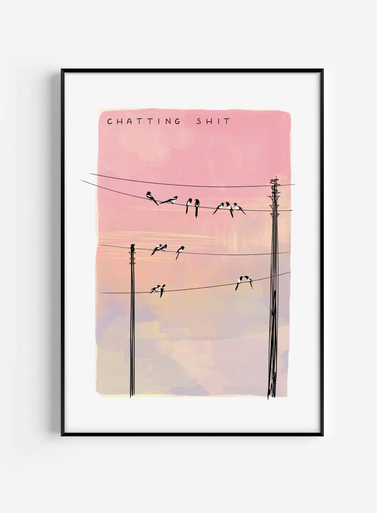 Chatting Sh** Art Print: A5 from Callie Stay Cool