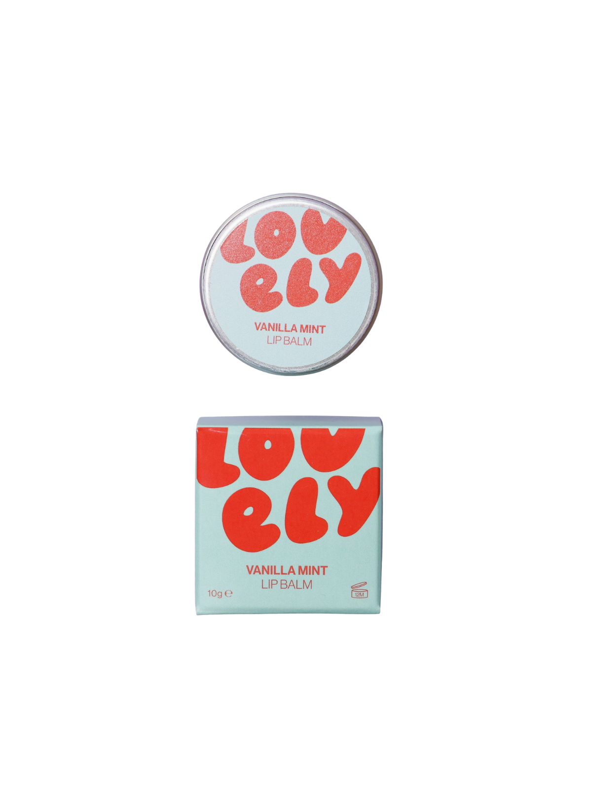 Lovely Skincare Vanilla Mint Lip Balm