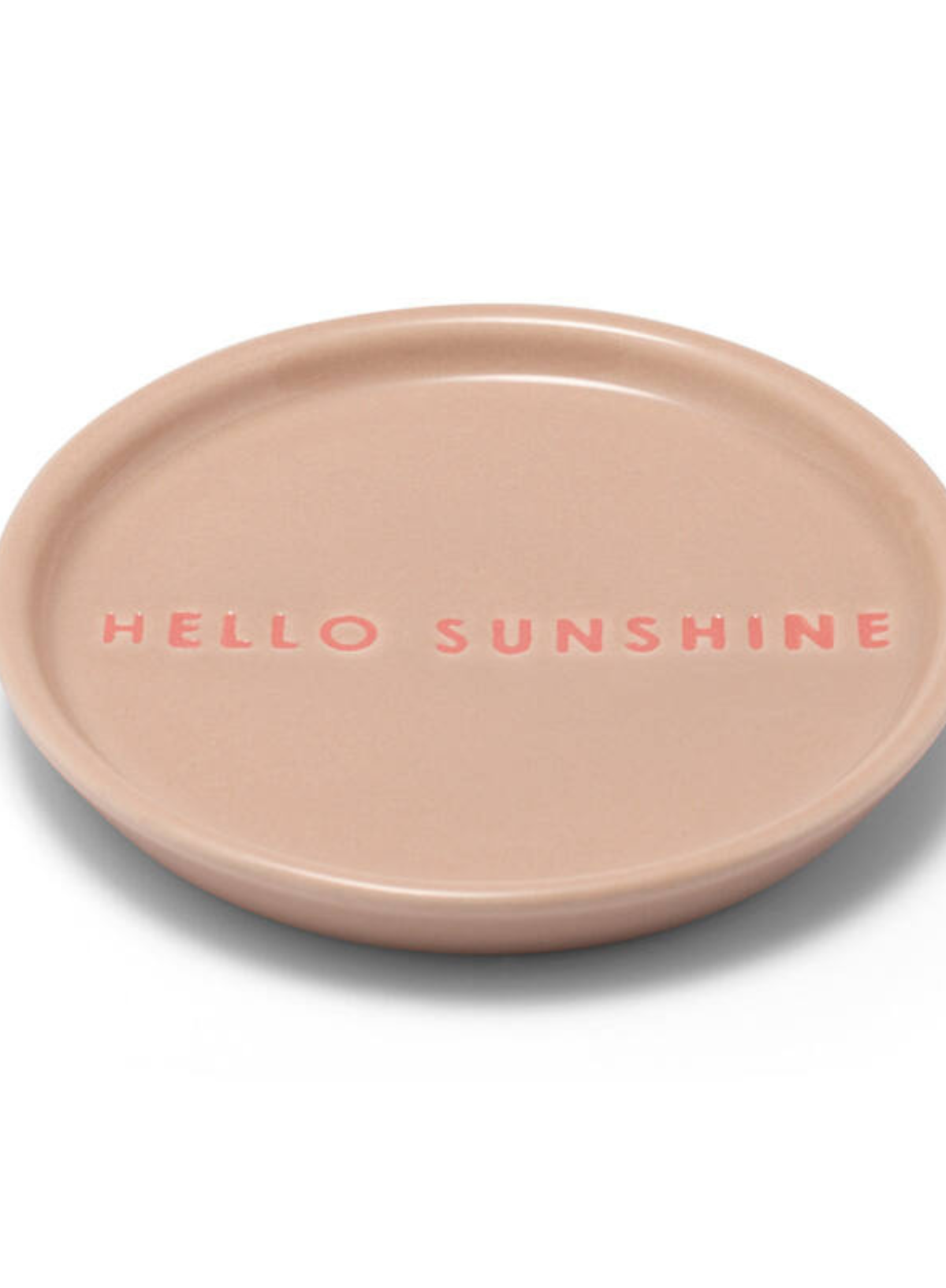 Ceramic Petit Plate Hello Sunshine Beige from Vondels