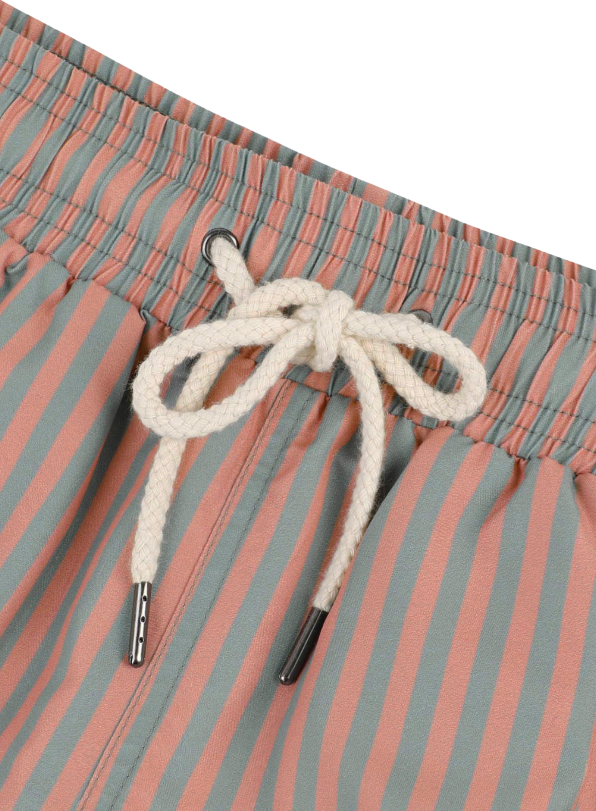 Mimizan Swim Shorts in Striped Kaki from Faguo