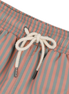 Mimizan Swim Shorts in Striped Kaki from Faguo