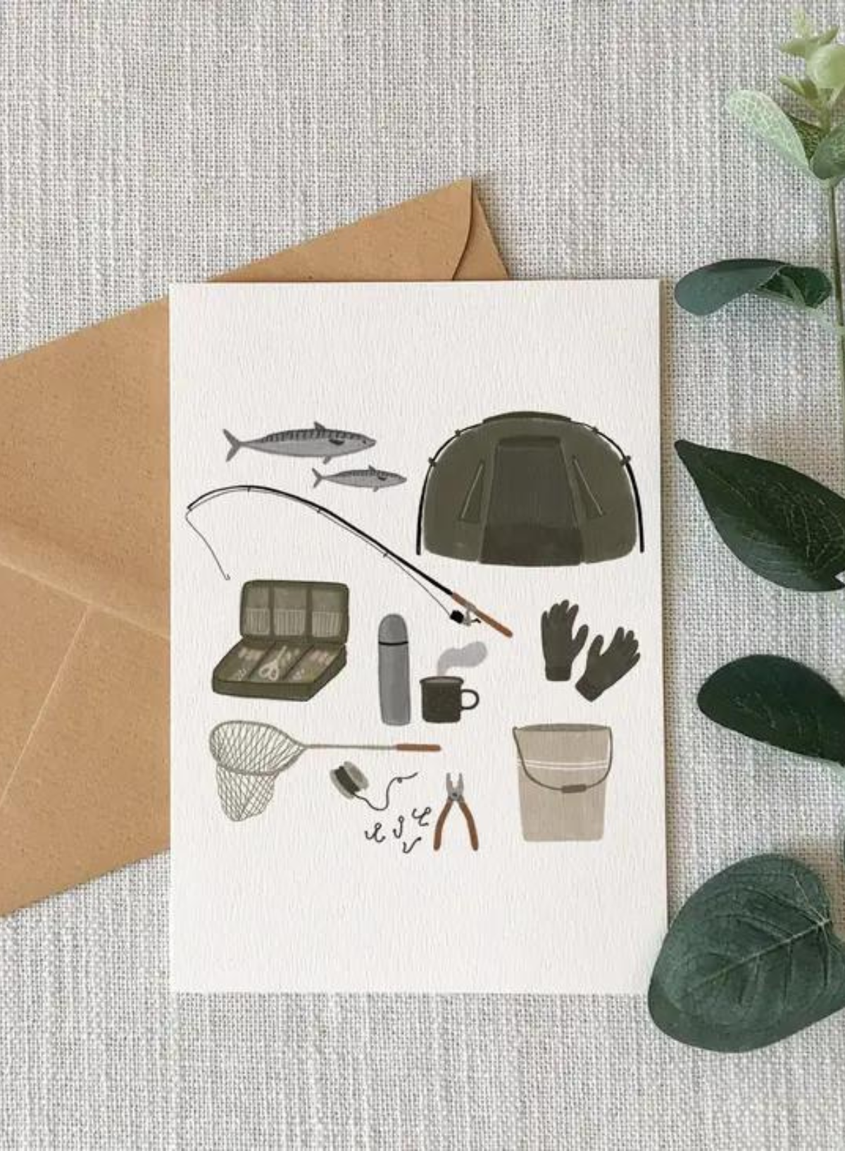 HeatherLucyJ Design Fishing Essentials Card