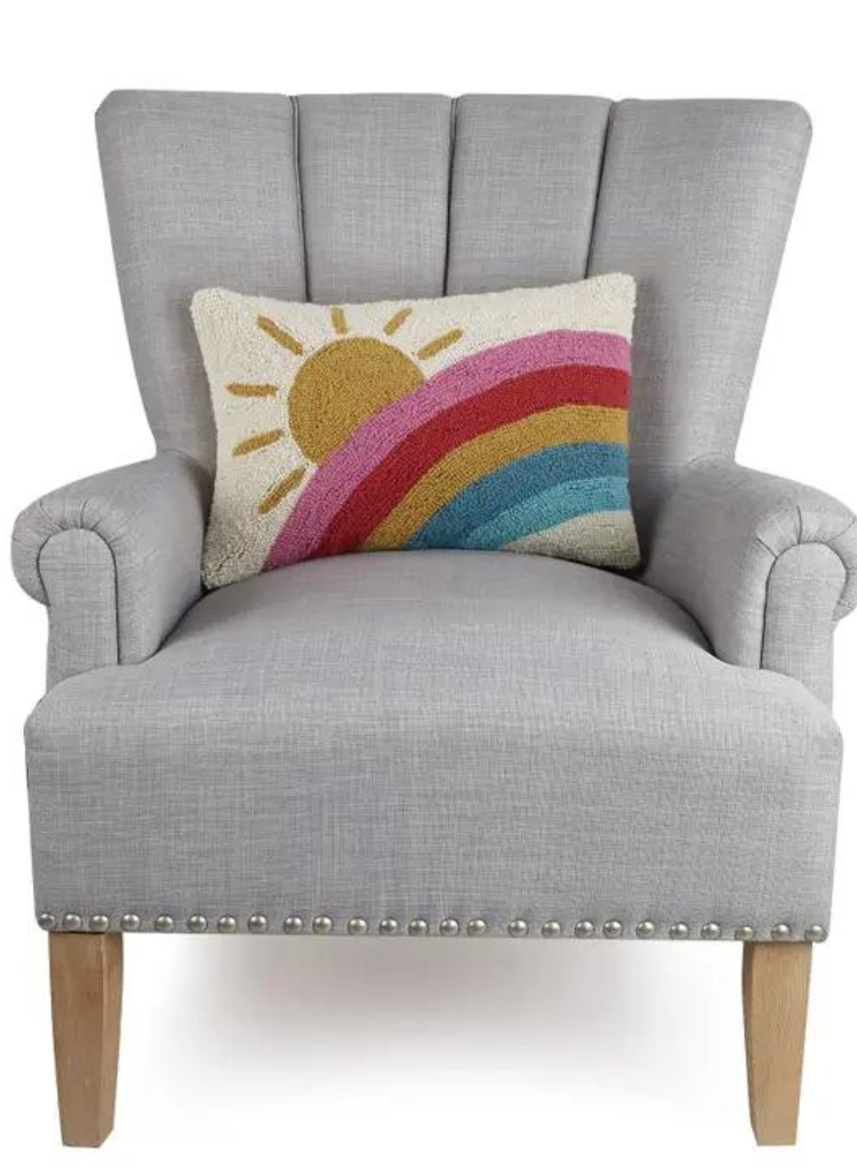 Sun and Rainbow Hook Cushion from Peking Handicraft