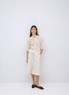 Sam Knit Top in Ecru from Yerse