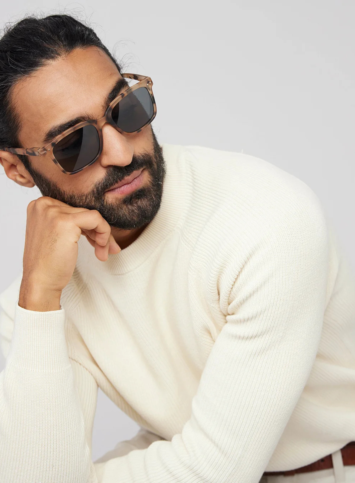 #L Sunglasses in Light Tortoise from Izipizi