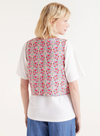 Vest in Pink Flowers from Compañia Fantastica