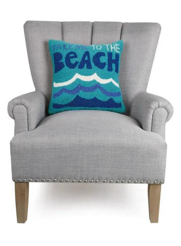 Take Me To The Beach Hook Cushion from Peking Handicraft