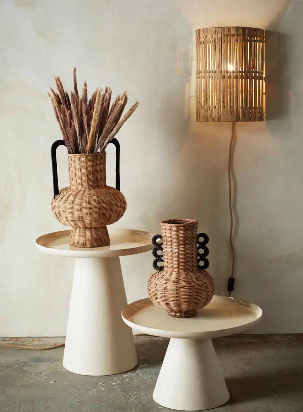 Alpa Rattan Vase from Madam Stoltz