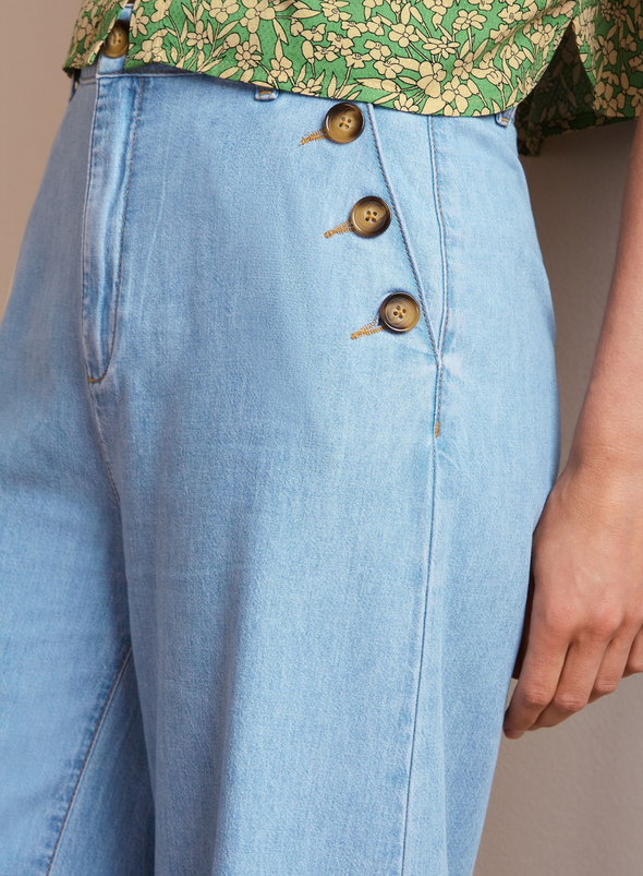 Pirla Pants Festa Light Denim in Blue Tint from King Louie