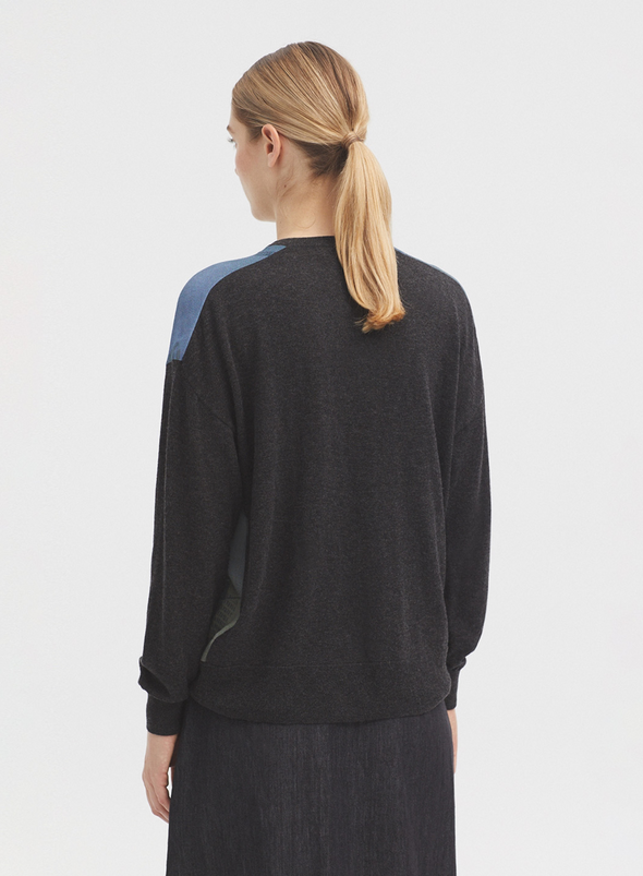 City' Woven Printed Sweater from Nice Things