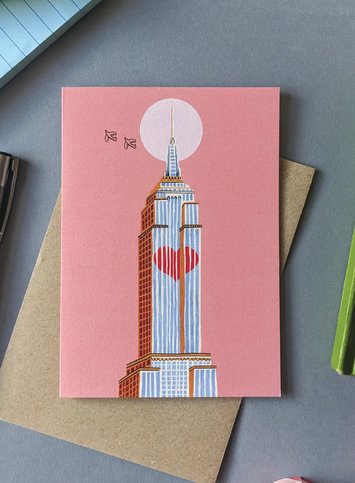 Empire State NYC Love Card from Callie Stay Cool