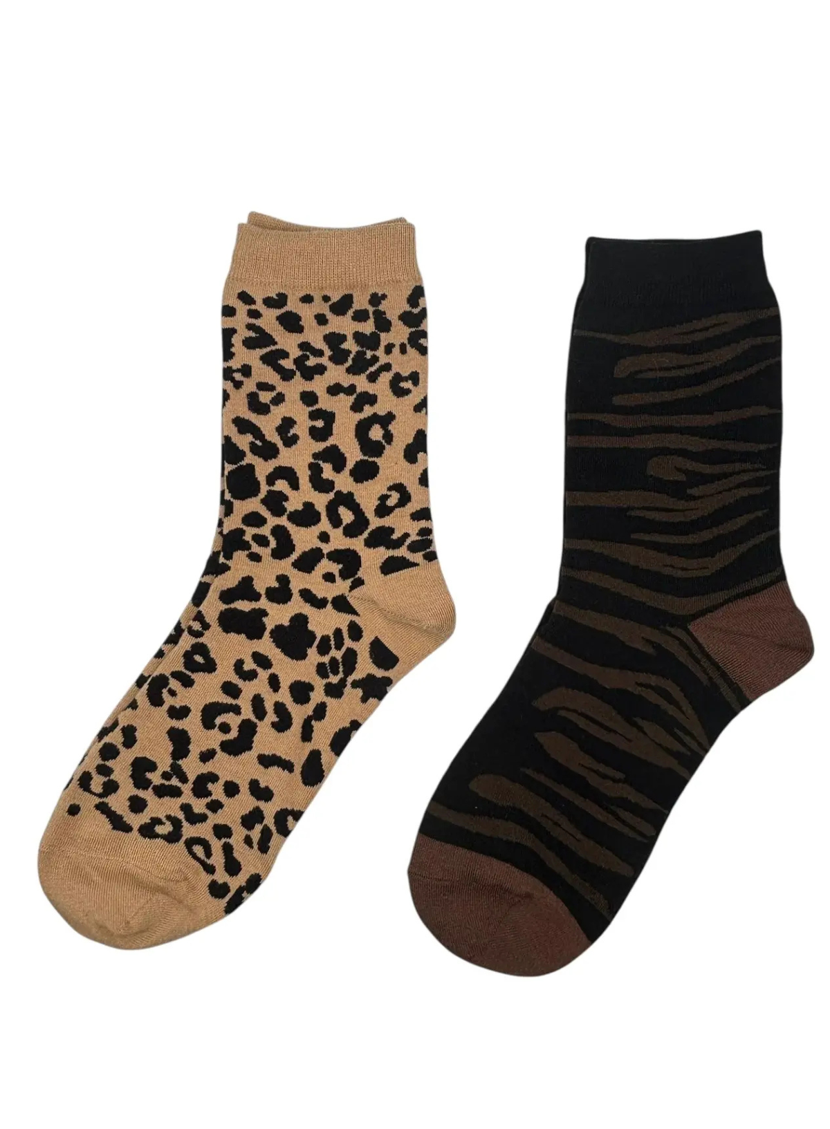 Sand Leopard & Brown Savannah Sock Box from Sixton