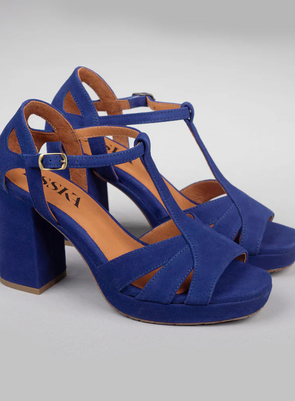 Valerie Heels in Ink Blue from Esska