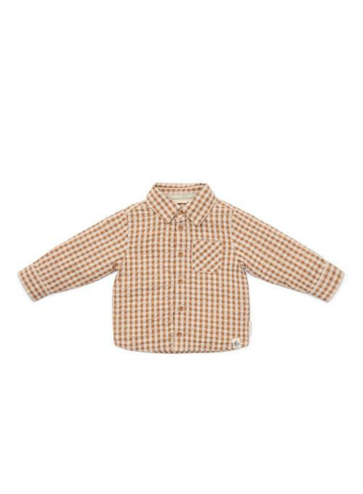 Brown Check Shirt from Little Dutch