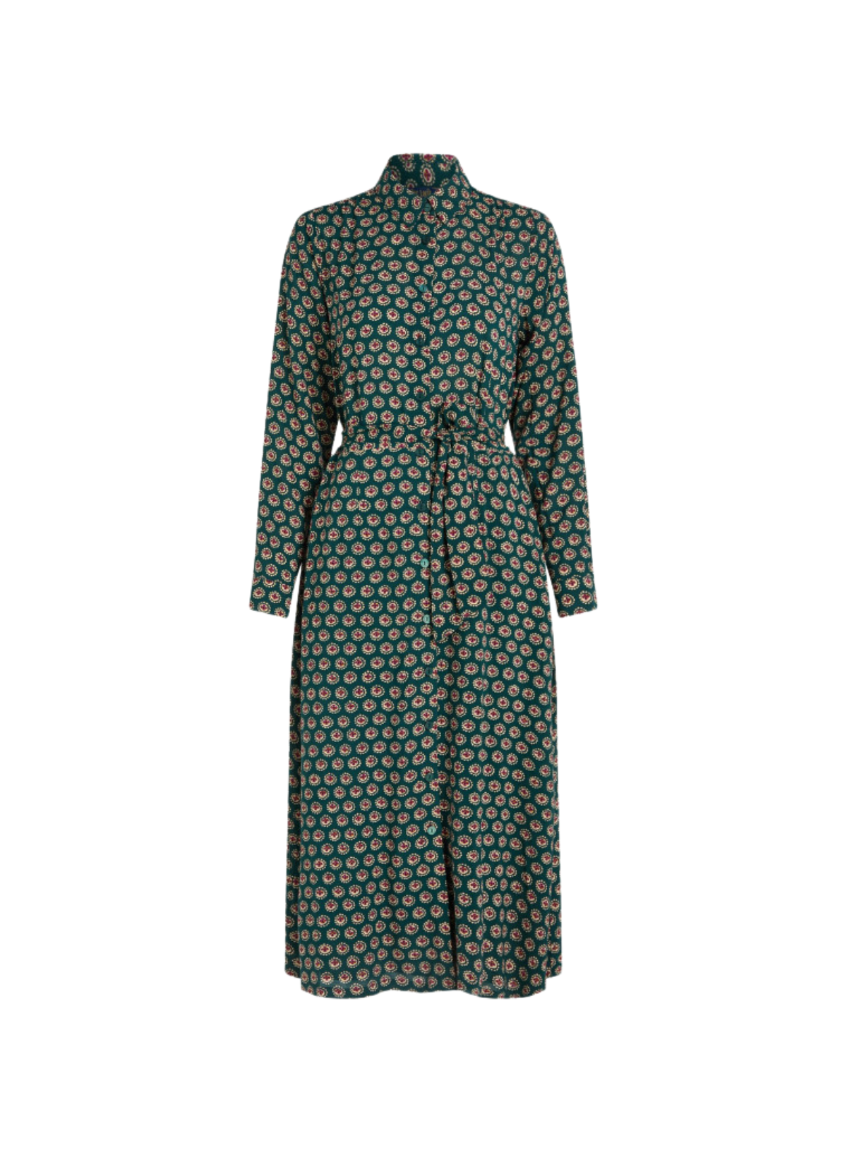 Olive Midi Dress Elliot in Pine Green from King Louie