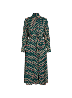 Olive Midi Dress Elliot in Pine Green from King Louie