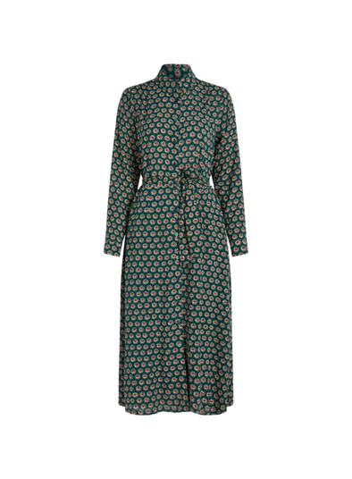 Olive Midi Dress Elliot in Pine Green from King Louie