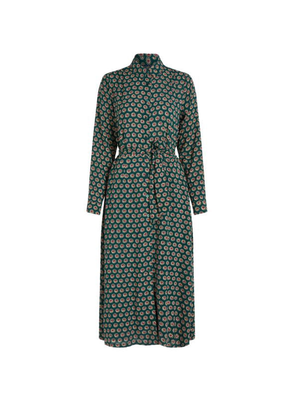 Olive Midi Dress Elliot in Pine Green from King Louie