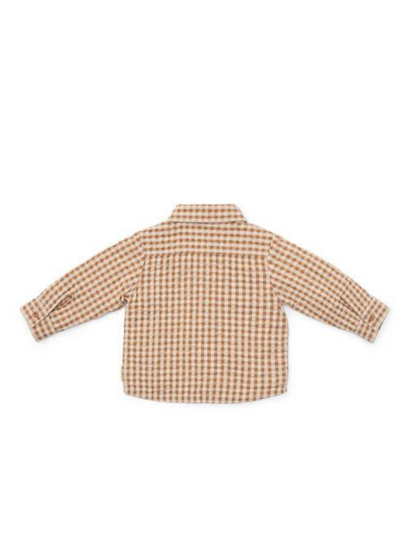 Brown Check Shirt from Little Dutch