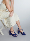 Valerie Heels in Ink Blue from Esska