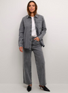 Ryana Denim Shirt in Light Grey Denim from Kaffe