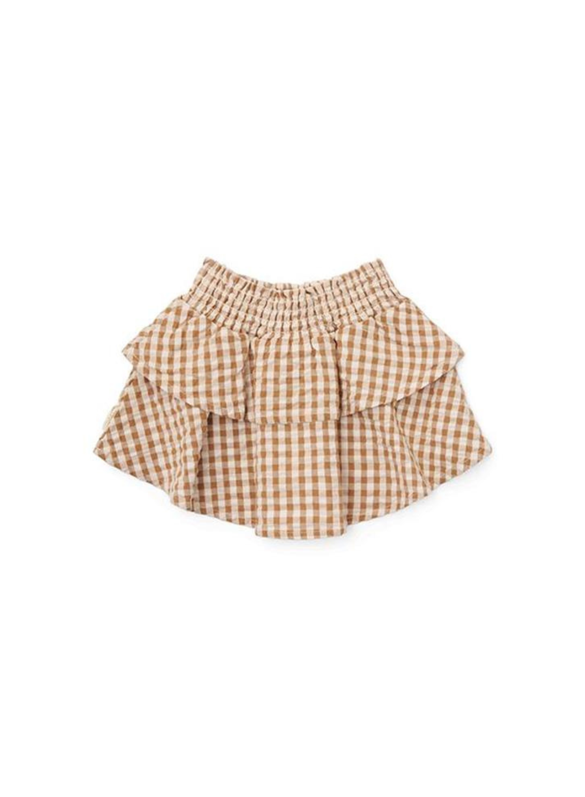 Skirt in Brown Check from Little Dutch