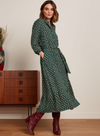 Olive Midi Dress Elliot in Pine Green from King Louie