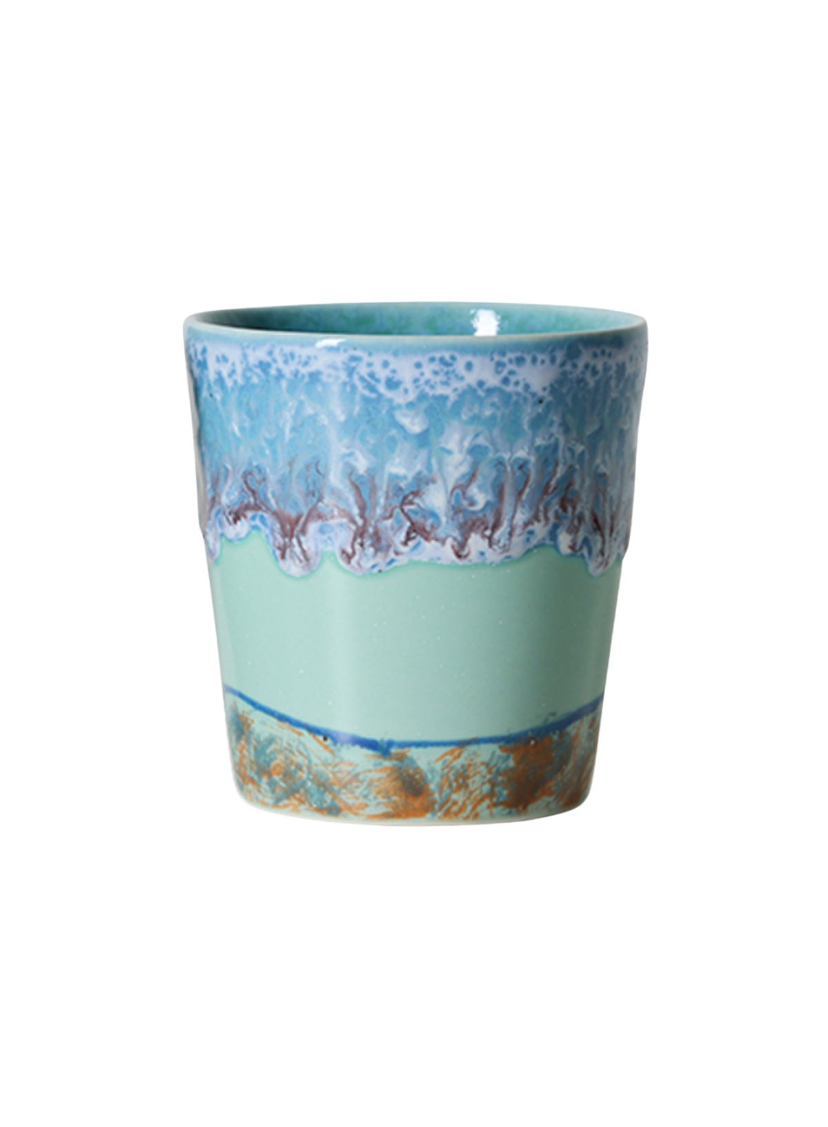 HK Living Van Gough Beaker in Self Portrait Blue