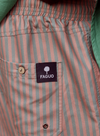 Mimizan Swim Shorts in Striped Kaki from Faguo