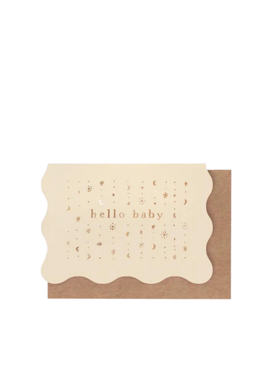 Stars Hello Baby Card from Sister Paper Co.