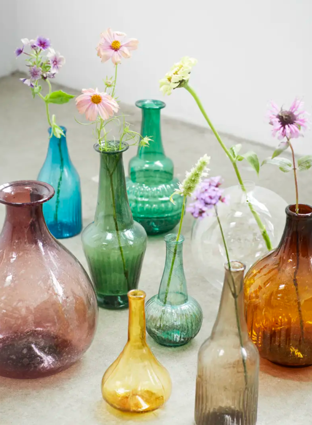 Maroon Glass Vase from Madam Stoltz