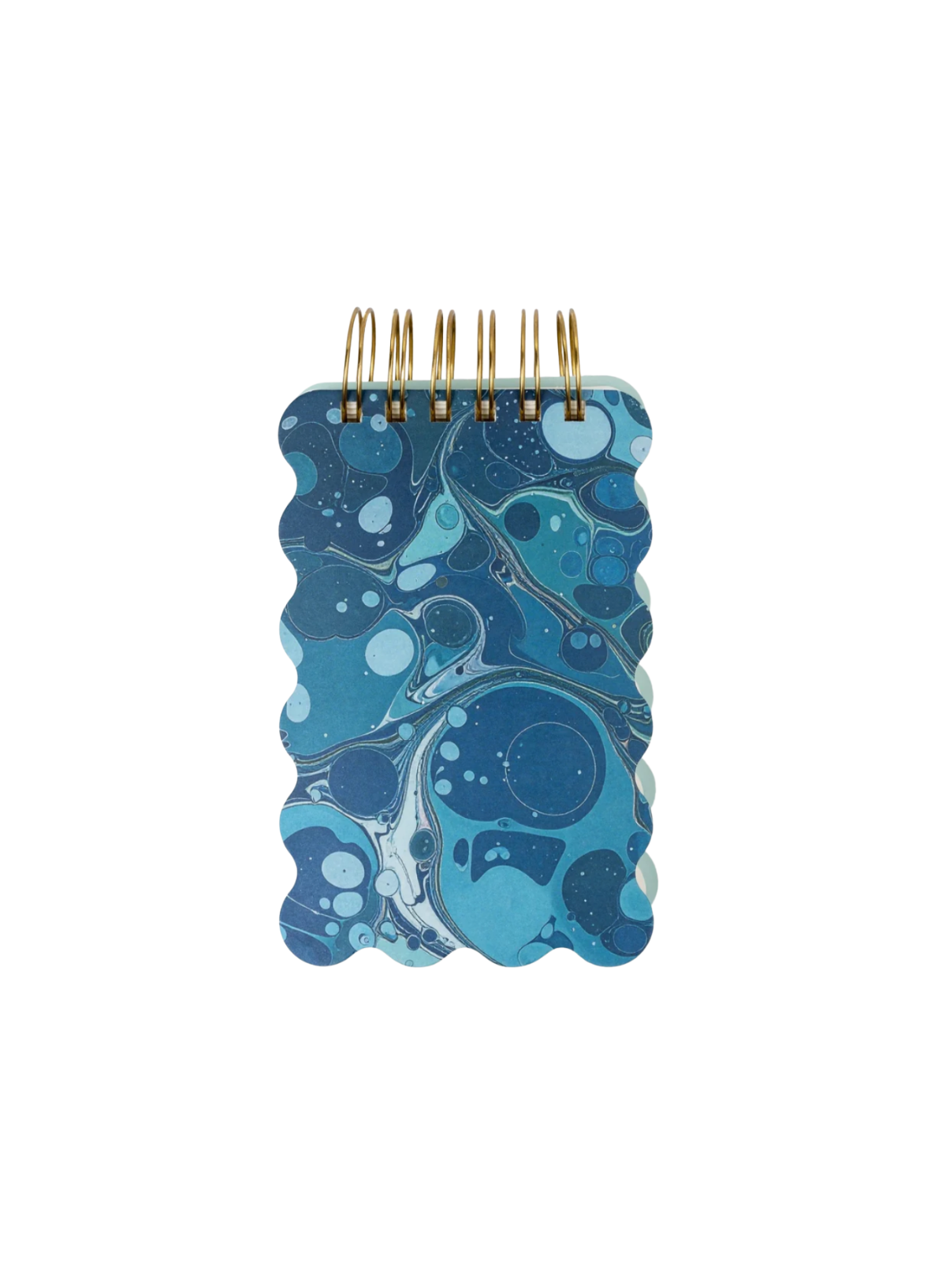 Designworks Ink Marble Wavy Notepad - Teal