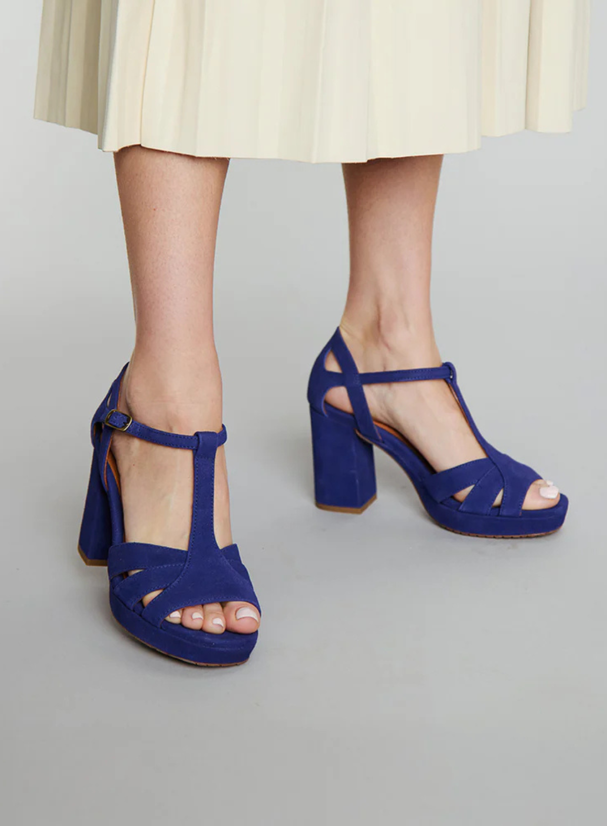 Valerie Heels in Ink Blue from Esska