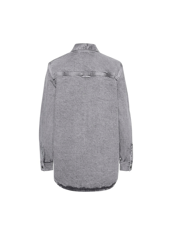 Ryana Denim Shirt in Light Grey Denim from Kaffe