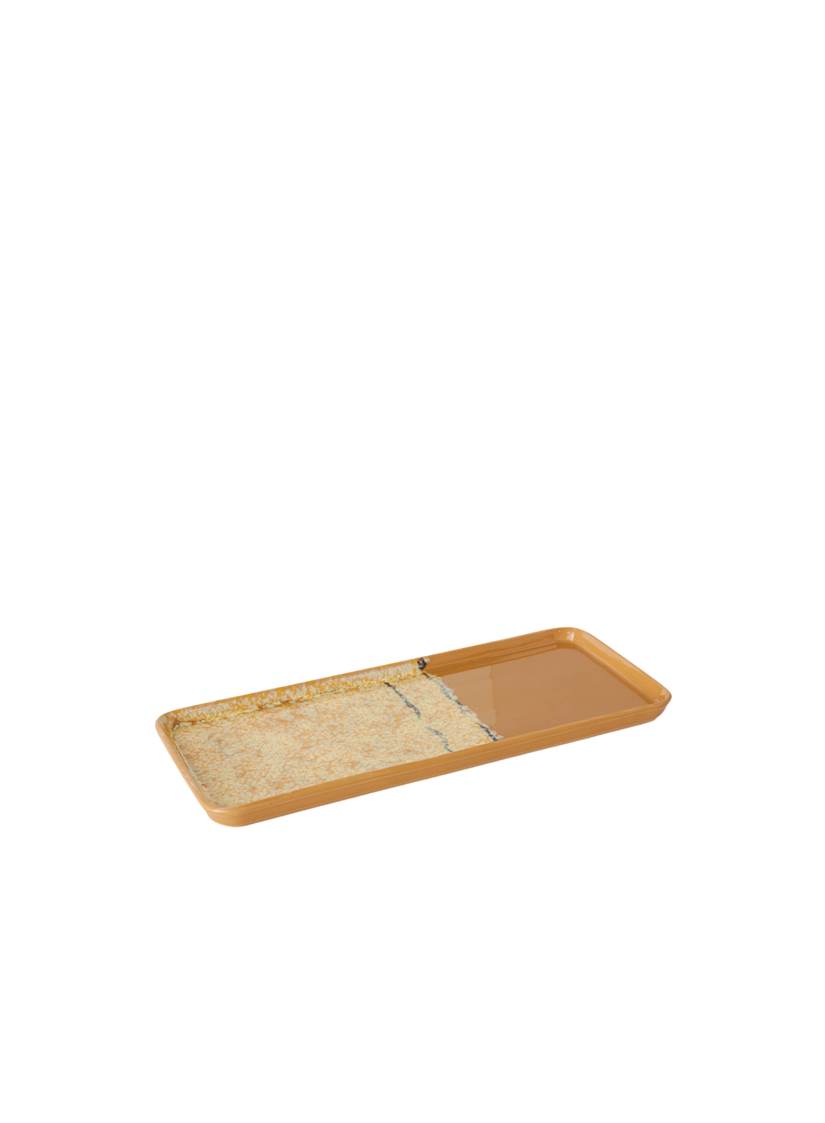 70s Ceramics Cake Tray in Sunbeam from HK Living