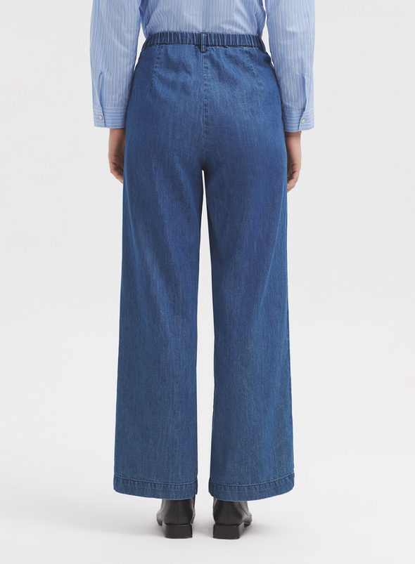 Denim Pants with Front Pleats from Nice Things